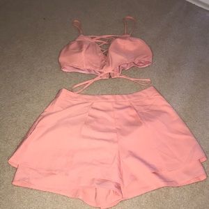 Love Culture Pink Two-Piece Set